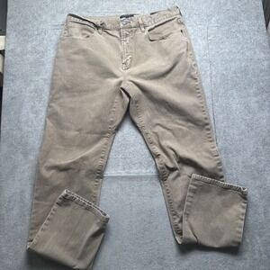 Huckberry Tan Bootcut Jeans